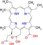 (7S,8S)-7-(2-Carboxyethyl)-5-(carboxymethyl)-18-ethyl-2,8,12,17-tetramethyl-13-vinyl-7H,8H-porphyrin-3-carboxylic acid