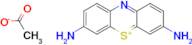 3,7-Diaminophenothiazin-5-ium acetate