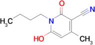 1-Butyl-6-hydroxy-4-methyl-2-oxo-1,2-dihydropyridine-3-carbonitrile