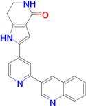2-(2-(Quinolin-3-yl)pyridin-4-yl)-6,7-dihydro-1H-pyrrolo[3,2-c]pyridin-4(5H)-one