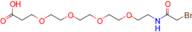 1-Bromo-2-oxo-6,9,12,15-tetraoxa-3-azaoctadecan-18-oic acid