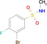 3-Bromo-4-fluoro-N-methyl-benzenesulfonamide