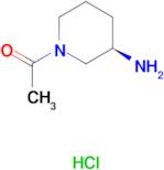 1-[(3R)-3-amino-1-piperidyl]ethanone;hydrochloride