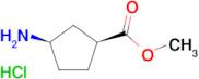 methyl (1S,3R)-3-aminocyclopentane-1-carboxylate hydrochloride