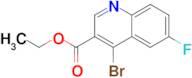 ethyl 4-bromo-6-fluoro-quinoline-3-carboxylate