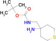 Tert-butyl N-[(4-aminotetrahydrothiopyran-4-yl)methyl]carbamate