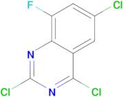 2,4,6-trichloro-8-fluoro-quinazoline