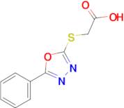 (5-Phenyl-[1,3,4]oxadiazol-2-ylsulfanyl)-acetic acid