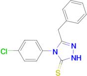 3-benzyl-4-(4-chlorophenyl)-4,5-dihydro-1H-1,2,4-triazole-5-thione