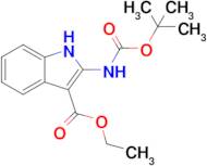 Ethyl 2-((tert-butoxycarbonyl)amino)-1H-indole-3-carboxylate