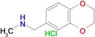 1-(2,3-Dihydrobenzo[b][1,4]dioxin-6-yl)-N-methylmethanamine hydrochloride