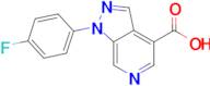 1-(4-FLUOROPHENYL)-1H-PYRAZOLO[3,4-C]PYRIDINE-4-CARBOXYLIC ACID