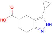 3-cyclopropyl-4,5,6,7-tetrahydro-2H-indazole-5-carboxylic acid