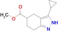 methyl 3-cyclopropyl-4,5,6,7-tetrahydro-2H-indazole-5-carboxylate