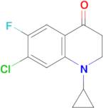 7-Chloro-1-cyclopropyl-6-fluoro-2,3-dihydro-4(1H)-quinolinone