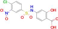 4-(4-Chloro-3-nitro-benzenesulfonylamino)-2-hydroxy-benzoic acid