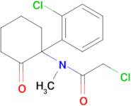 2-Chloro-N-[1-(2-chloro-phenyl)-2-oxo-cyclohexyl]-N-methyl-acetamide