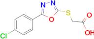 [5-(4-Chloro-phenyl)-[1,3,4]oxadiazol-2-ylsulfanyl]-acetic acid