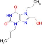 3-Butyl-8-hydroxymethyl-7-propyl-3,7-dihydro-purine-2,6-dione