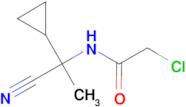 2-chloro-N-(1-cyano-1-cyclopropylethyl)acetamide