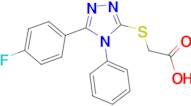 {[5-(4-fluorophenyl)-4-phenyl-4H-1,2,4-triazol-3-yl]thio}acetic acid