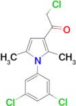 2-chloro-1-[1-(3,5-dichlorophenyl)-2,5-dimethyl-1H-pyrrol-3-yl]ethanone