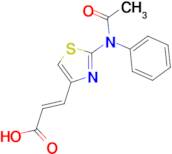 (2E)-3-{2-[acetyl(phenyl)amino]-1,3-thiazol-4-yl}acrylic acid