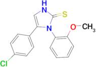5-(4-chlorophenyl)-1-(2-methoxyphenyl)-2,3-dihydro-1H-imidazole-2-thione