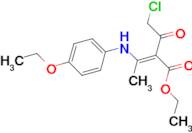 ethyl (2E)-2-(chloroacetyl)-3-[(4-ethoxyphenyl)amino]but-2-enoate