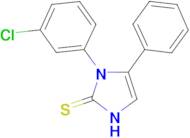 1-(3-chlorophenyl)-5-phenyl-2,3-dihydro-1H-imidazole-2-thione