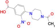 4-(4-acetylpiperazin-1-yl)-3-nitrobenzoic acid