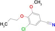 3-chloro-5-methoxy-4-propoxybenzonitrile