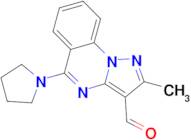 2-methyl-5-pyrrolidin-1-ylpyrazolo[1,5-a]quinazoline-3-carbaldehyde