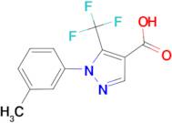 1-(3-methylphenyl)-5-(trifluoromethyl)-1H-pyrazole-4-carboxylic acid