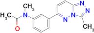 N-Methyl-N-(3-(3-methyl-[1,2,4]triazolo[4,3-b]pyridazin-6-yl)phenyl)acetamide