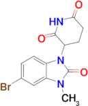 3-(5-Bromo-3-methyl-2-oxo-2,3-dihydro-1H-benzo[d]imidazol-1-yl)piperidine-2,6-dione