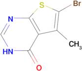 6-bromo-5-methyl-3H,4H-thieno[2,3-d]pyrimidin-4-one