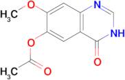 7-methoxy-4-oxo-3,4-dihydroquinazolin-6-yl acetate