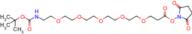2,5-Dioxopyrrolidin-1-yl 2,2-dimethyl-4-oxo-3,8,11,14,17,20-hexaoxa-5-azatricosan-23-oate