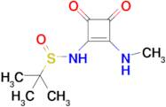 2-methyl-N-[2-(methylamino)-3,4-dioxocyclobut-1-en-1-yl]propane-2-sulfinamide