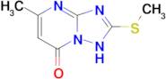 5-methyl-2-(methylsulfanyl)-1H,7H-[1,2,4]triazolo[1,5-a]pyrimidin-7-one
