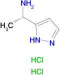 (1S)-1-(1H-pyrazol-5-yl)ethan-1-amine dihydrochloride