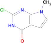 2-chloro-7-methyl-3H,4H,7H-pyrrolo[2,3-d]pyrimidin-4-one