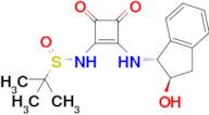 N-(2-{[(1R,2R)-2-hydroxy-2,3-dihydro-1H-inden-1-yl]amino}-3,4-dioxocyclobut-1-en-1-yl)-2-methylpro…