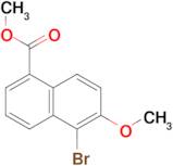 1-Naphthalenecarboxylic acid, 5-bromo-6-methoxy-, methyl ester