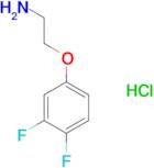 4-(2-aminoethoxy)-1,2-difluorobenzene hydrochloride