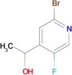 1-(2-bromo-5-fluoropyridin-4-yl)ethan-1-ol