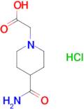 2-(4-carbamoylpiperidin-1-yl)acetic acid hydrochloride