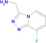 {8-fluoro-[1,2,4]triazolo[4,3-a]pyridin-3-yl}methanamine