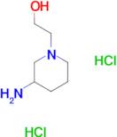 2-(3-aminopiperidin-1-yl)ethan-1-ol dihydrochloride